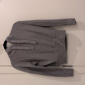 Madewell hooded grey sweater